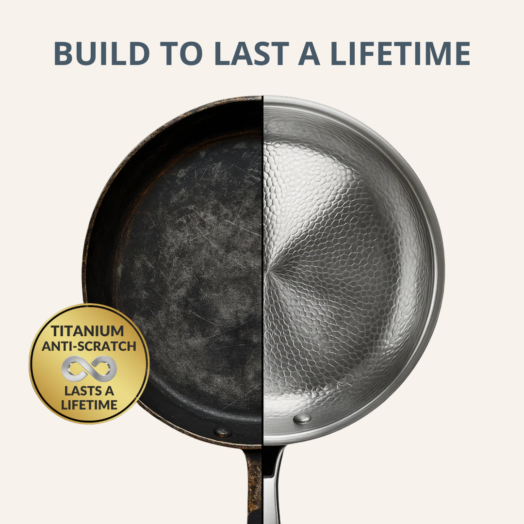 Titanium Hammered Pan